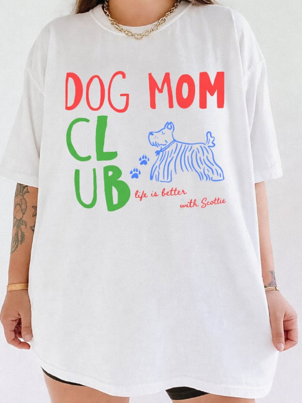 Customize Name Dog Mom Club Shirt